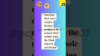 Math round() method in JavaScript. || JavaScript Tutorials. #shortsfeed #shorts