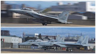 新田原基地から、IRAN明けのF -15を引き取りに来て#068をお持ち帰りになりました。　小牧基地