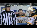 Brad Marchand fights Andrew Cogliano w/SlowMo 1080p 2/27/11