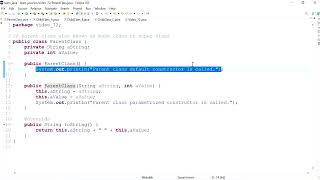 Java 72: Constructor chaining