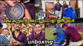 🥰Izu മോന് കിട്ടിയ ലക്ഷങ്ങൾ വിലമതിക്കുന്ന B-day gift ഞങ്ങൾ Unbox ചെയ്തു 👁️