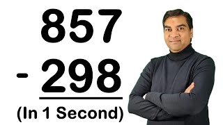 Amazing Subtraction Maths Trick (Left to Right Method)