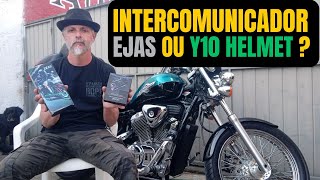 Intercomunicador  de Capacete Qual é Melhor Ejas V6 Pro + ou  Helmet Y10 V10 Aliexpress Diferenças