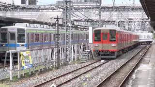 【東上線用の8000系が本線に⁉︎】東武8000系8506F＋8000系81107F（旧東武鉄道標準塗装（ツートンカラー）　南栗橋出場回送　春日部駅を発車！