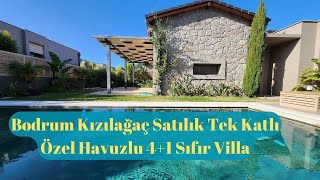 Bodrum Kızılağaç Satılık Tek Katlı Villa