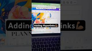 Canva Tutorial - Creating a hyperlink 😬 #canvatutorial #canva #hyperlinks #canvatips