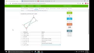 IXL K7: Proving Triangles Congruent by SSS, SAS, ASA, and AAS (Geometry)