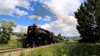 Steam - CPR #3716 (2-8-0) Monro Crossing