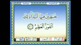 سعدالغامدي 081 -  جزء 11 - ربع1- إِنَّمَا السَّبِيلُ عَلَى الَّذِينَ يَسْتَأْذِنُونَكَ