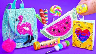 6 Barbie hacks and crafts ~ Awesome Backpack, Sequin Notebook, and more!