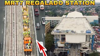 NAG LATAG NA NG CABLE/MRT7 REGALADO STATION UPDATE 01/10/2025