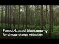 Forest-based bioeconomy for climate change mitigation