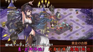 真・武神降臨 北条氏康 超難3戦功 平均Lv89【御城プロジェクト：RE 】