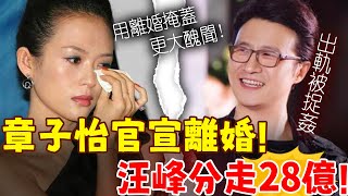 炸了！章子怡汪峰宣布離婚！男方出軌嫩模被捉姦，35億財產分走28億！一場離婚牽出章子怡背後驚天猛料，簡直比出軌還噁心！ #港圈日報