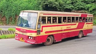 Ksrtc Super Fast Bus And Private Bus Turning Two And Three Hairpin Bend Thamarassery Ghat Kerala