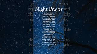 Night Prayer 🧎🏾‍♀️#prayer #nightprayer #jesuschrist  #jesus #yarose #dailyprayer