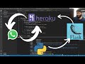 Creating WhatsApp Bot using Flask , Heroku and BeautifulSoup in Python