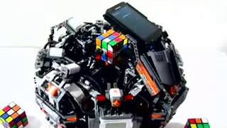 Solving Rubik 5 detik dengan Lego MindStorm NXT