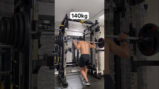 【ソサイチ日本代表】スクワット140kg #スクワット #筋トレ #workout #ダイエット #ソサイチ日本代表