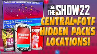 EVERY HIDDEN REWARD LOCATION in CENTRAL FACES OF THE FRANCHISE CONQUEST! MLB The Show 22 Free Packs