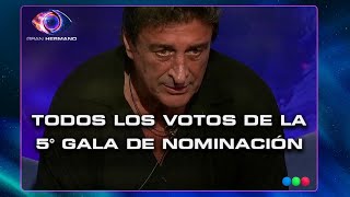 Complot y lluvia de votos anulados en la 5° gala de nominación para la placa positiva - Gran Hermano