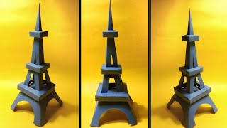 Origami paper eiffel tower