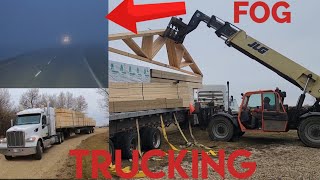 Trucking Vlog 8: Driving in FOGGY weather