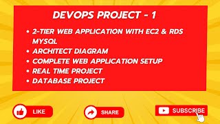 DevOps Project 2-Tier Web Application In One Video || Real Time Project || DevOps Tutorials