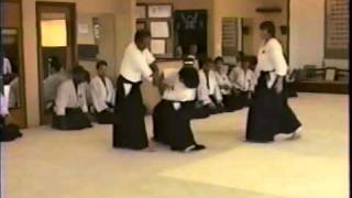 T.K. Chiba Sensei, Shihan demonstrating Futaridori (two man attack) techniques