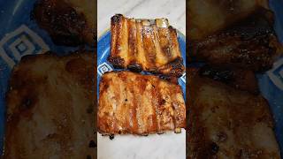 ឆ្អឹងជំនីជ្រូកអាំងGrilled Pork Ribs #meywithken #yummy #food #cooking #shorts #family #homemade #fyp