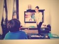 Performing 'Applause' by Lady Gaga; such a lovely sister (: