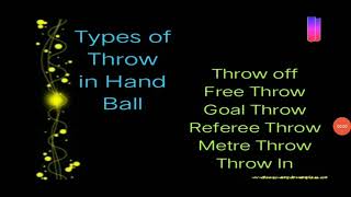 Introduction of handball and rules part 2
