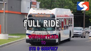 SEPTA 2010 New Flyer DE40LFR #8437 On Route 47!  (FULL RIDE)