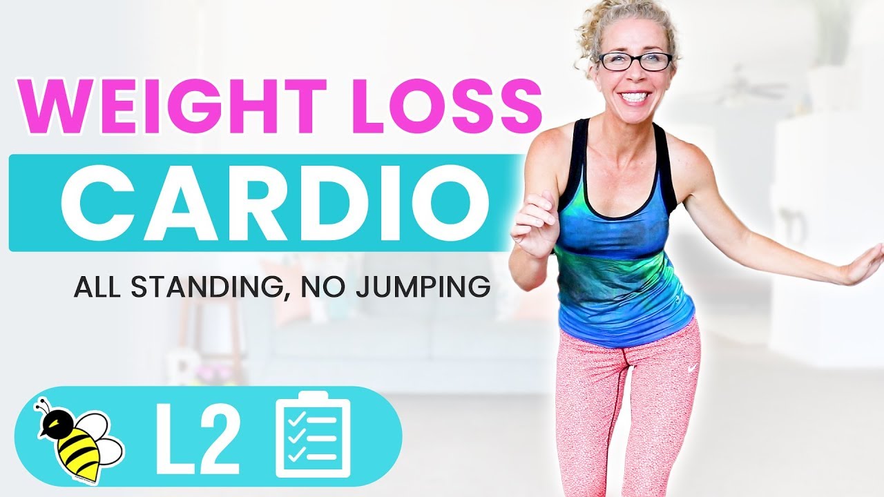 25 Minute Low Impact WEIGHT LOSS Cardio Workout For Women Over 50 - YouTube