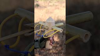 Compound Bow And Arrow Diy At Home #diy #craft #youtubeshorts #wood #bamboo