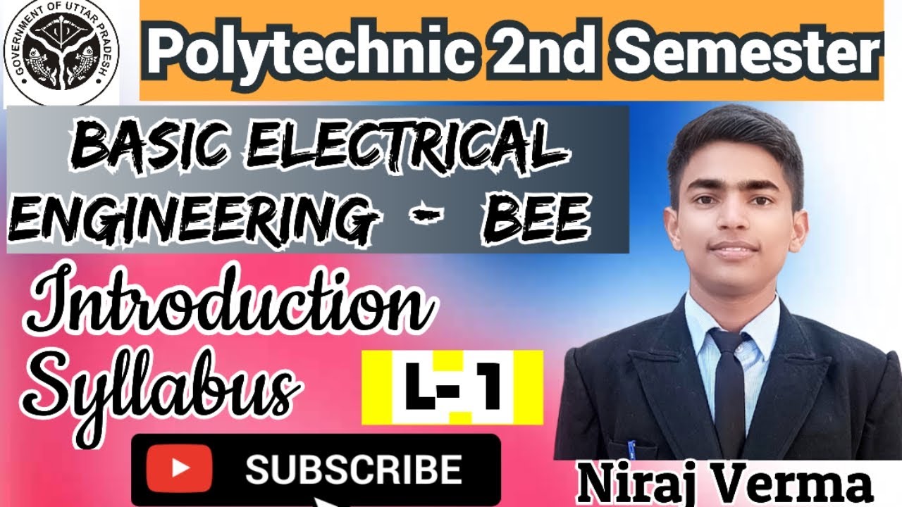 L-1 Syllabus| BEE- Basic Electrical Engineering|Up Polytechnic 2nd Sem ...