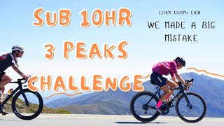 Triathletes Take On Mountain Cycling Race | Peaks Challenge Sub 10hr | 235KM 4500M Gain