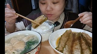 【蛋糕煮饭系列】今晚吃辣椒酿鱼肉饭和皇帝菜汤吧