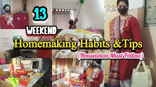 13- Smart Habits For Housewives To Keep Home Clean \u0026Organized| Money Saving Homemaking Tips