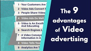 The 9 Key Advantages of Video Advertising