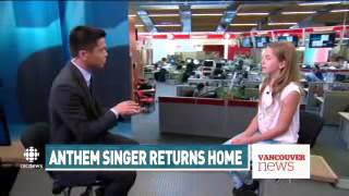 Capri on CBC News Vancouver: Home After Journey Around the World to 80 Countries