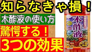 【初心者向け】木酢液の効果を基本から解説！家庭菜園で役立ちます