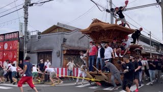 令和4年(2022)8月28日 岸和田旧市 下野町だんじりブレーキテスト