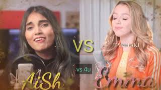 Dharia cover by Aish Vs Taki Taki song by Emma Heesters least songs  vs 4u