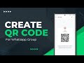 How to Create/Generate QR Code For WhatsApp Group 2024