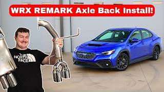 REMARK 3.5 inch Axle Back Exhaust Install on the NEW SUBARU WRX ! - The Best BANG for your Buck!