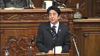 H25/1/28 衆議院本会議【安倍総理の所信表明演説】