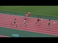 2019 沖縄陸上競技選手権 男子100ｍ 準決勝3組