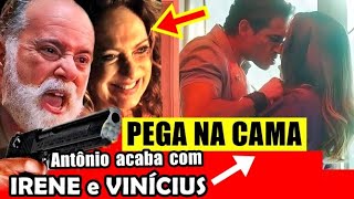 Terra e Paixão: Antônio flagra Irene e Vinícius na Cama e Ameaça os Amantes