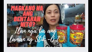 Idea kung magkano na ang bentahan | At laman ng isang garapon ng STIK - O | May tutubuin paba?